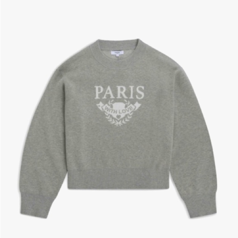 NWT Suncoo 'Paris' Sweater Light Grey